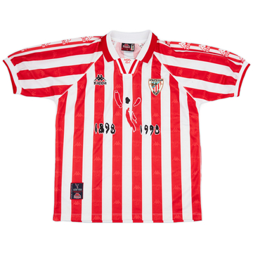 1997-98 Athletic Bilbao Maillot domicile Centenaire - 8/10 - (M)