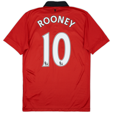 2013-14 Manchester United Maillot Domicile Rooney #10 - 6/10 - (S)