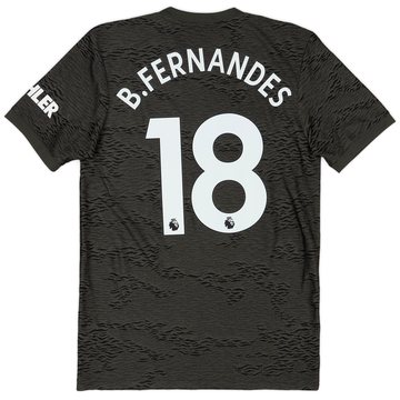 2020-21 Manchester United Maillot extérieur B.Fernandes #18 - 9/10 - (S)