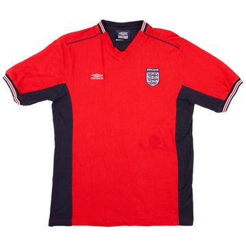 2000-02 England Umbro T-shirt en coton - 7/10 - (M)