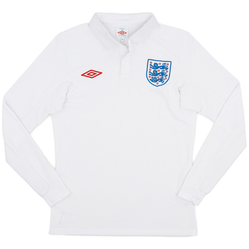 Maillot domicile manches longues Angleterre 2009-10 - 7/10 - (XS)