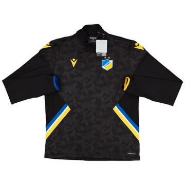 2022-23 Apoel Nicosia Macron 1/4 Zip Haut d'entraînement (M)