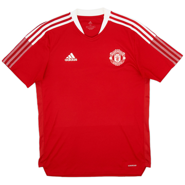 2020-21 Manchester United adidas Maillot d'entraînement - 9/10 - (M)