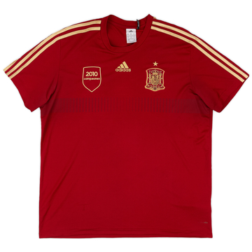 2013-14 Spain '2010 campeones' adidas Maillot d'entraînement - 8/10 - (XL)