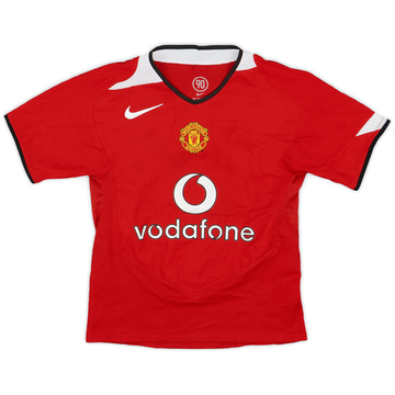 2004-06 Manchester United Maillot Domicile - 9/10 - (6-7 ans)
