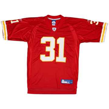 2005-06 Kansas City Chiefs Holmes #31 Reebok Maillot domicile authentique - État 9/10 - (L)