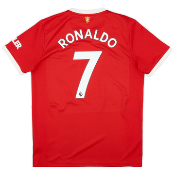 2021-22 Manchester United Maillot Domicile Ronaldo #7 - 6/10 - (S)