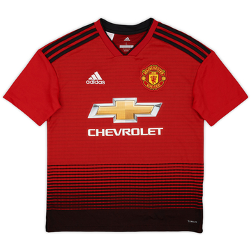 2018-19 Manchester United Maillot domicile - 7/10 - (L.Boys)