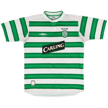 2003-04 Celtic 'UEFA Cup Final' Maillot Domicile - 6/10 - (XL.Boys)