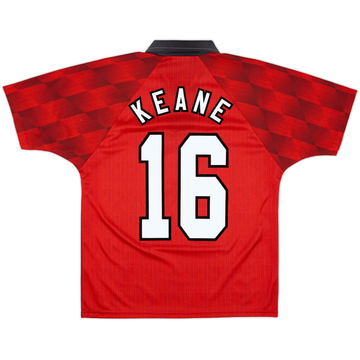 1996-98 Manchester United Maillot domicile Keane #16 - 10/10 - (Y)