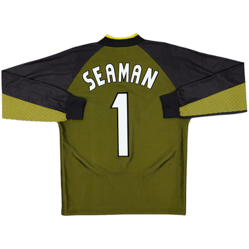 1998-99 England Maillot Gardien Seaman #1 - 9/10 - (Y)