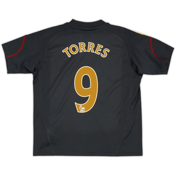 2009-10 Liverpool Maillot Extérieur Torres #9 - 8/10 - (5-6 Ans)