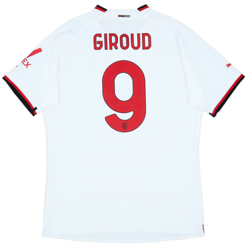 2022-23 AC Milan Maillot extérieur authentique Giroud #9 - 8/10 - (XXL)