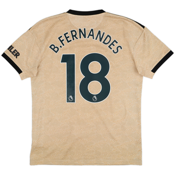 2019-20 Manchester United Maillot extérieur B.Fernandes #18 - 5/10 - (M)