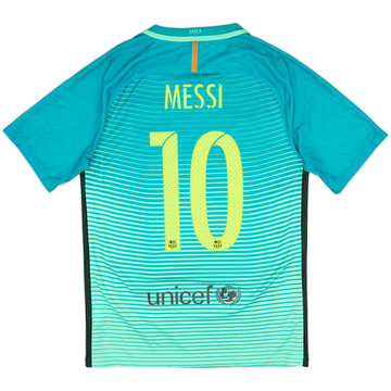 2016-17 Barcelona Maillot Third Messi #10 - 8/10 - (S)