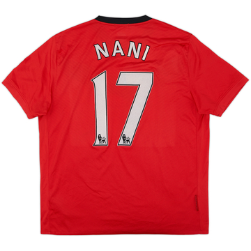 2009-10 Manchester United Maillot Domicile Nani #17 - 7/10 - (XL)