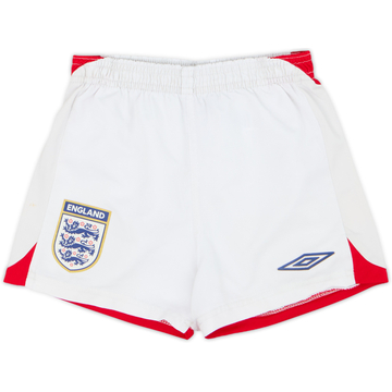 2006-08 England Short extérieur - 8/10 - (4-5 ans)