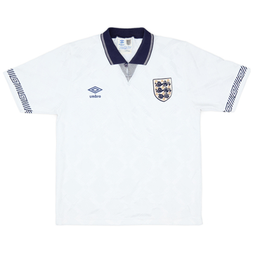 1990-92 England Maillot Domicile - 7/10 - (S)