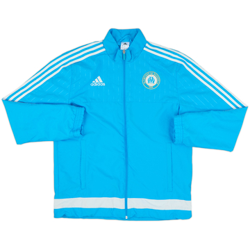 2015-16 Olympique Marseille adidas Veste de survêtement - 8/10 - (M)