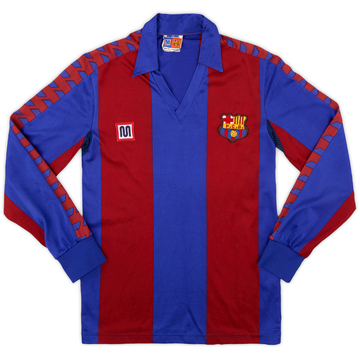 1984-89 Barcelona Maillot Domicile ML - 8/10 - (S)
