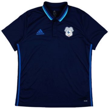 2016-17 Cardiff adidas Polo - 9/10 - (L)
