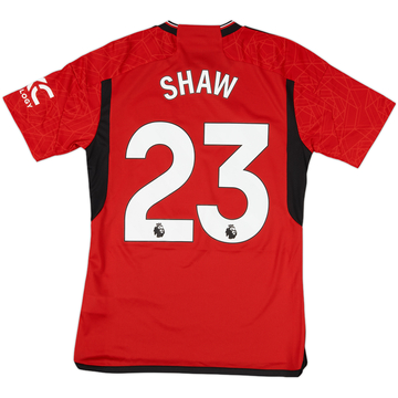 2023-24 Manchester United Maillot domicile Shaw #23 (S)