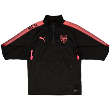 2018-19 Arsenal Puma Haut d'entraînement 1/4 zip - 8/10 - (S)
