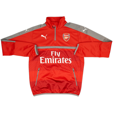2016-17 Arsenal Puma Haut d'entraînement 1/4 zip - 9/10 - (M)