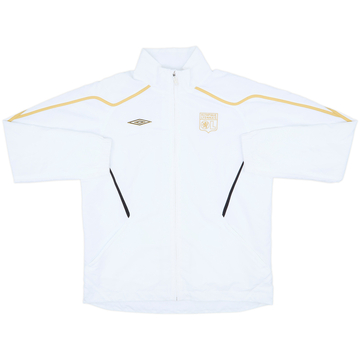 2008-09 Lyon Umbro Veste de survêtement à capuche - 9/10 - (L)
