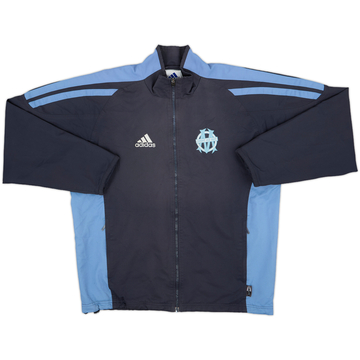 2001-02 Olympique Marseille adidas Veste de survêtement - 8/10 - (S)