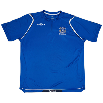 2006-07 Everton Umbro Polo d'entraînement 1/4 zip - 7/10 - (XXL)