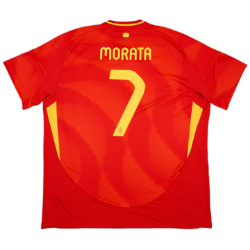 Maillot Domicile Espagne 2024-25 Morata #7 (XXL)