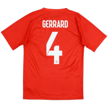 2014-15 England Maillot extérieur Gerrard #4 - 6/10 - (S)