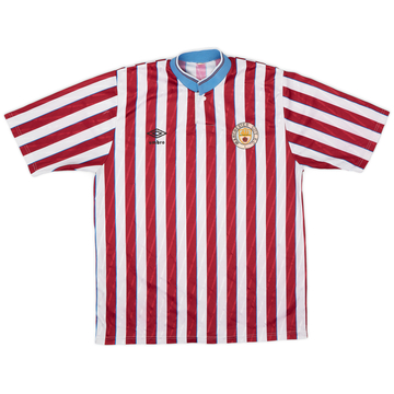 1988-90 Manchester City Maillot Extérieur - 6/10 - (M)