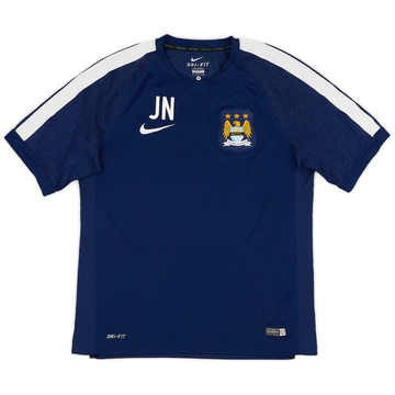 2014-15 Manchester City Nike Maillot d'entraînement édition Staff 'JN' - 9/10 - (M)