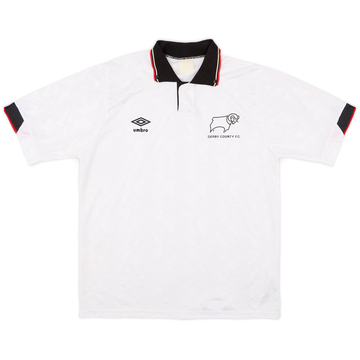 1989-91 Derby County Maillot Domicile - 8/10 - (L)