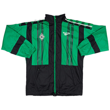 1996-98 Borussia Monchengladbach Reebok Veste de pluie à capuche - 9/10 - (M)