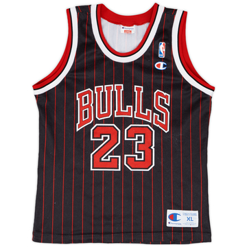 1995-97 Chicago Bulls Jordan #23 Maillot alternatif Champion - 8/10 - (XL.Boys)