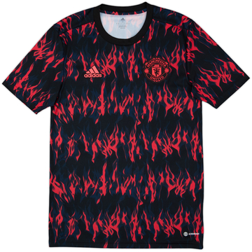 2021-22 Manchester United adidas Maillot d'entraînement - 8/10 - (S)