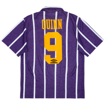 1993-94 Manchester City Maillot extérieur Quinn #9 - 7/10 - (M)