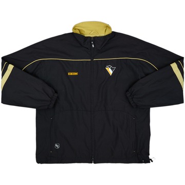 2000-07 Pittsburgh Penguins CCM Veste coupe-vent zip intégral - 9/10 - (L)