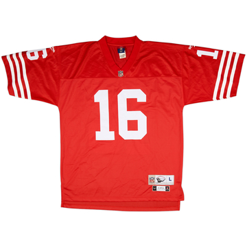 1990 San Francisco 49ers Montana #16 Reebok Maillot Rétro Domicile - 8/10 - (L)