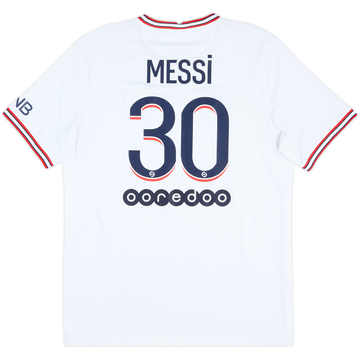 Maillot Quatrième Paris Saint-Germain 2021-22 Messi #30 - 9/10 - (L)