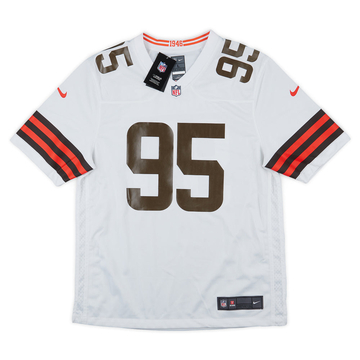 2020-23 Cleveland Browns Garrett #95 Maillot de match Nike (Extérieur) L - Avec étiquettes