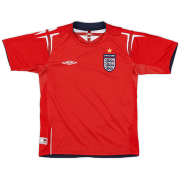 Maillot extérieur Angleterre 2004-06 - 8/10 - (Garçons S)