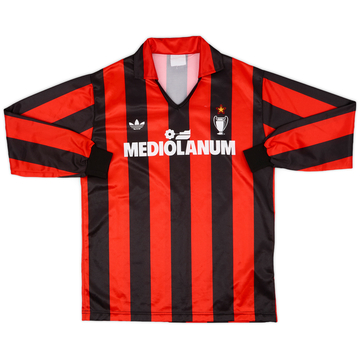 1990-91 AC Milan Maillot domicile L/S - 9/10 - (M)