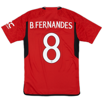 2023-24 Manchester United Maillot Domicile B.Fernandes #8 - 9/10 - (S)