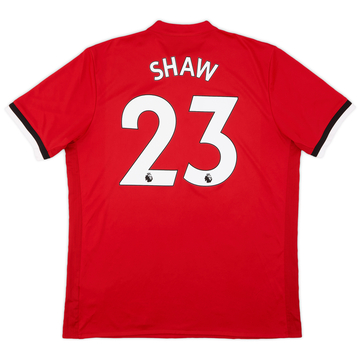 2017-18 Manchester United Maillot domicile Shaw #23 - 7/10 - (XL)