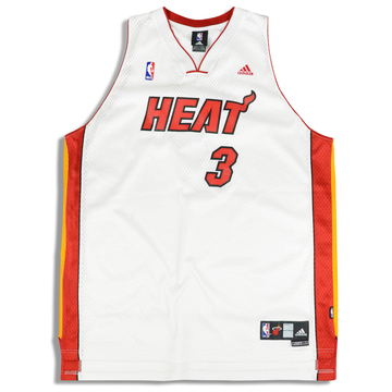 2006-10 Miami Heat Wade #3 adidas Maillot Swingman (Domicile) Y