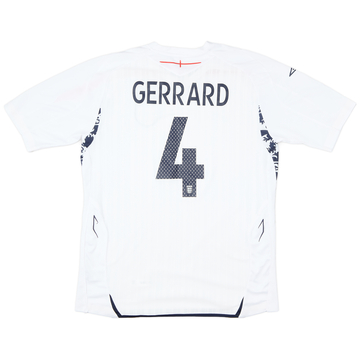 Maillot Domicile Angleterre 2007-09 Gerrard #4 - 7/10 - (L)